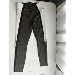 Athleta Olive Green Leggings Womens Size S High Rise Workout Athletic